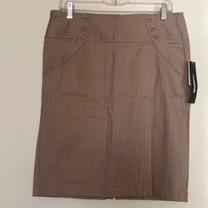 MY MICHELLE light brown pencil skirt